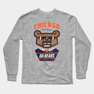 Chicago Football Legendary Coach Bear Long Sleeve T-Shirt